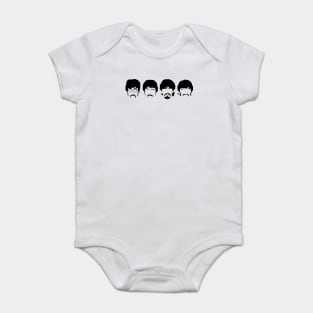 Minimalist Beatles Baby Bodysuit